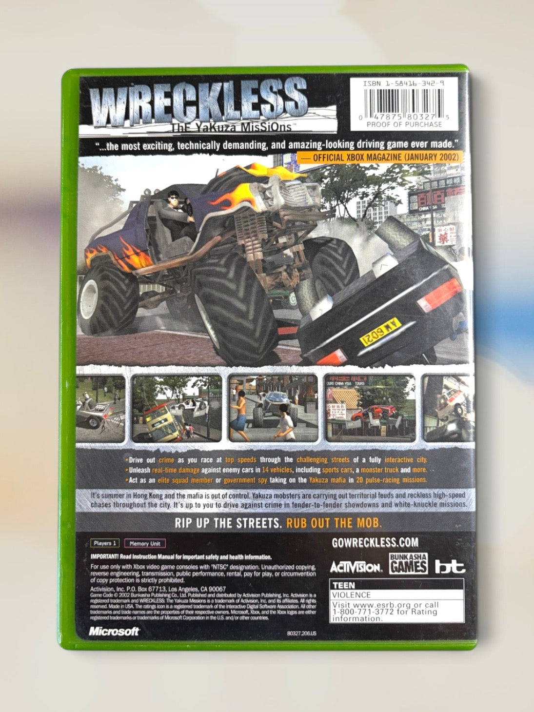 Wreckless Yakuza Missions