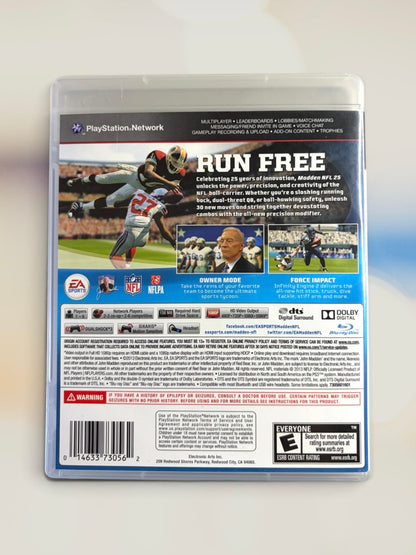Madden NFL 25 Box and Manual 0nly